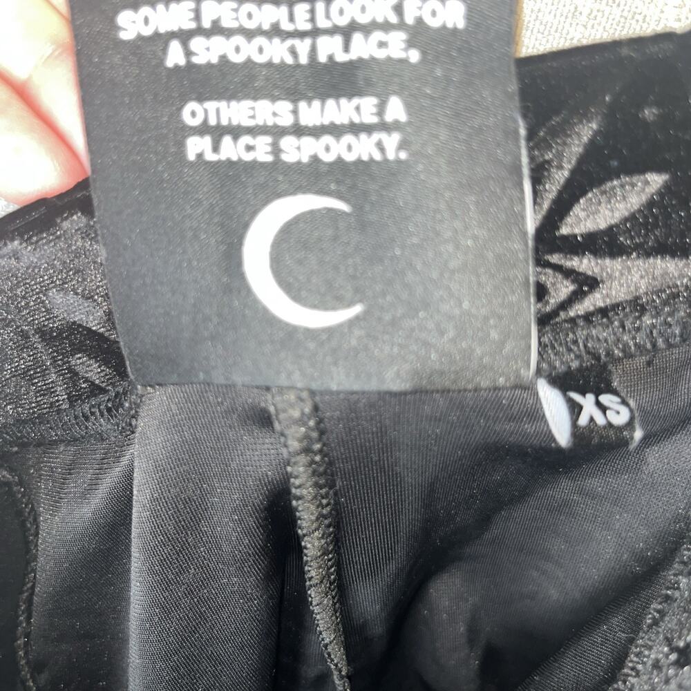 Kill Star Size XS Womens Velvet Whimsigoth Witchy Goth Fairy Grunge Mini Skirt - Picture 6 of 6